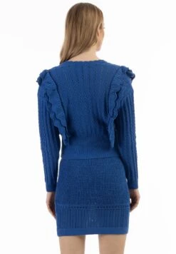 Faina Strickjacke - Königsblau 10 Faina Strickjacke - Königsblau -Faina Verkauf 998925dc558f467d826b999be2089a21