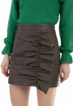 Faina Lederrock - Taupe 11 Faina Lederrock - Taupe -Faina Verkauf 9bc6b8a6bd4742d79fa1aa56c622f060