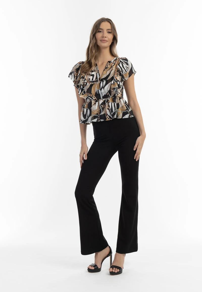 Faina CANEVA - Bluse - Schwarz Mehrfarbig 4 Faina CANEVA - Bluse - Schwarz Mehrfarbig - Image 2