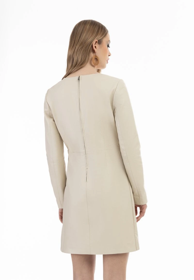 Faina Freizeitkleid - Wollweiss 4 Faina Freizeitkleid - Wollweiss - Image 3