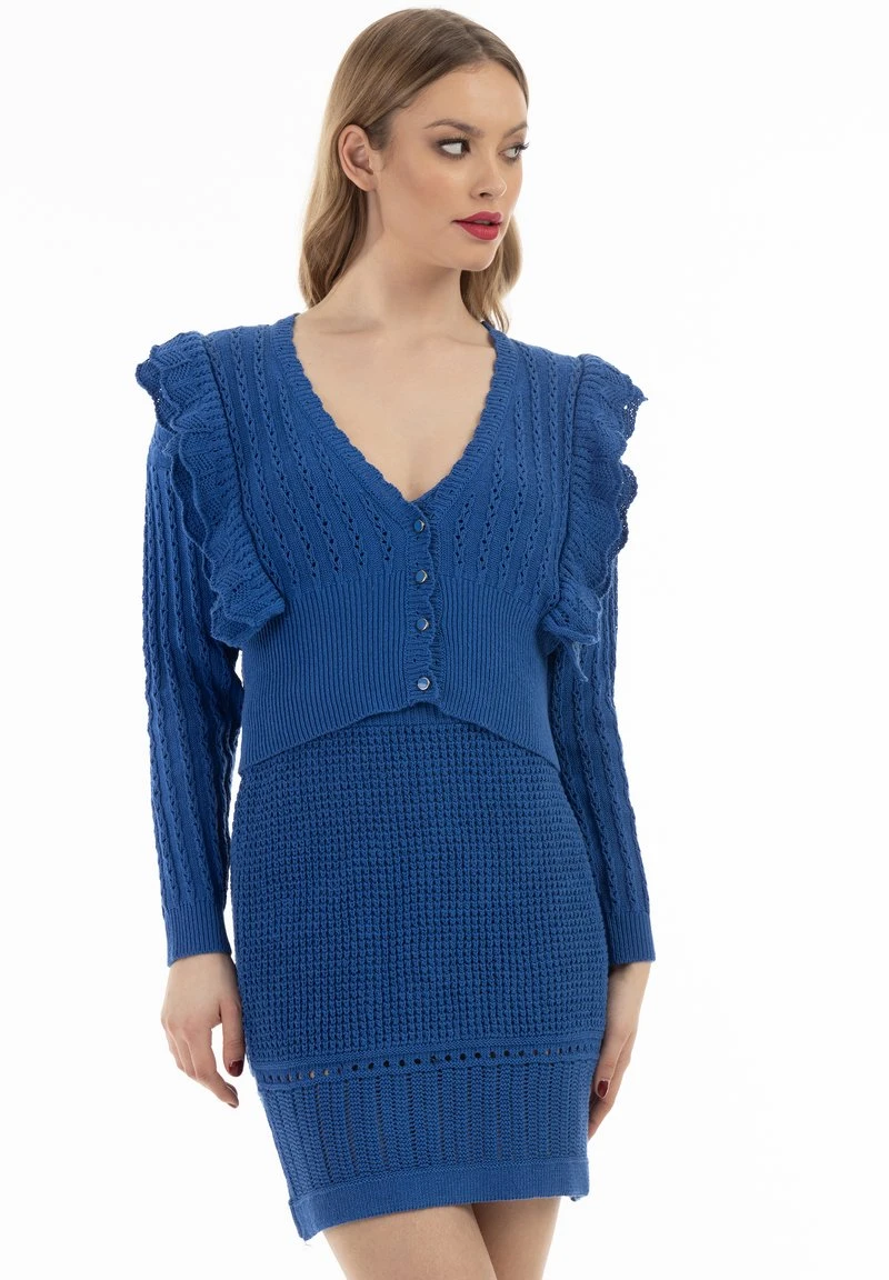 Faina Strickjacke - Königsblau 8 Faina Strickjacke - Königsblau - Image 6