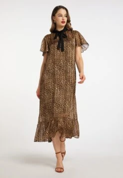 FAINA NAEMI - Freizeitkleid - Braun -Faina Verkauf a50774759b1148bfa179d2324d733a18