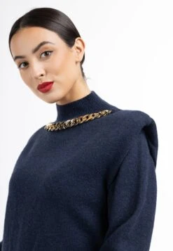 Faina TUXE - Strickkleid - Marine -Faina Verkauf a73b382f1ad540f79b4779d79c86f9ab