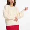 Faina Strickpullover - Wollweiss 1 Faina Strickpullover - Wollweiss -Faina Verkauf ad41b474415043fe89a6c519b656431c
