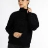 Faina Strickpullover - Schwarz 1 Faina Strickpullover - Schwarz -Faina Verkauf add70fb37be642c59761483a721eec6b