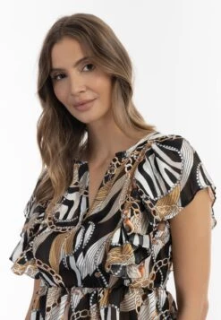 Faina CANEVA - Bluse - Schwarz Mehrfarbig 11 Faina CANEVA - Bluse - Schwarz Mehrfarbig -Faina Verkauf b28b72fd009f484d9672ab2a741339c2