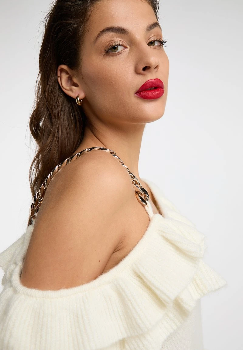 Faina Strickpullover - Weiss 6 Faina Strickpullover - Weiss - Image 4