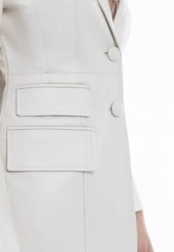 Faina Kunstlederjacke - Creme -Faina Verkauf b53bb4face2649f181011317c2c67e31