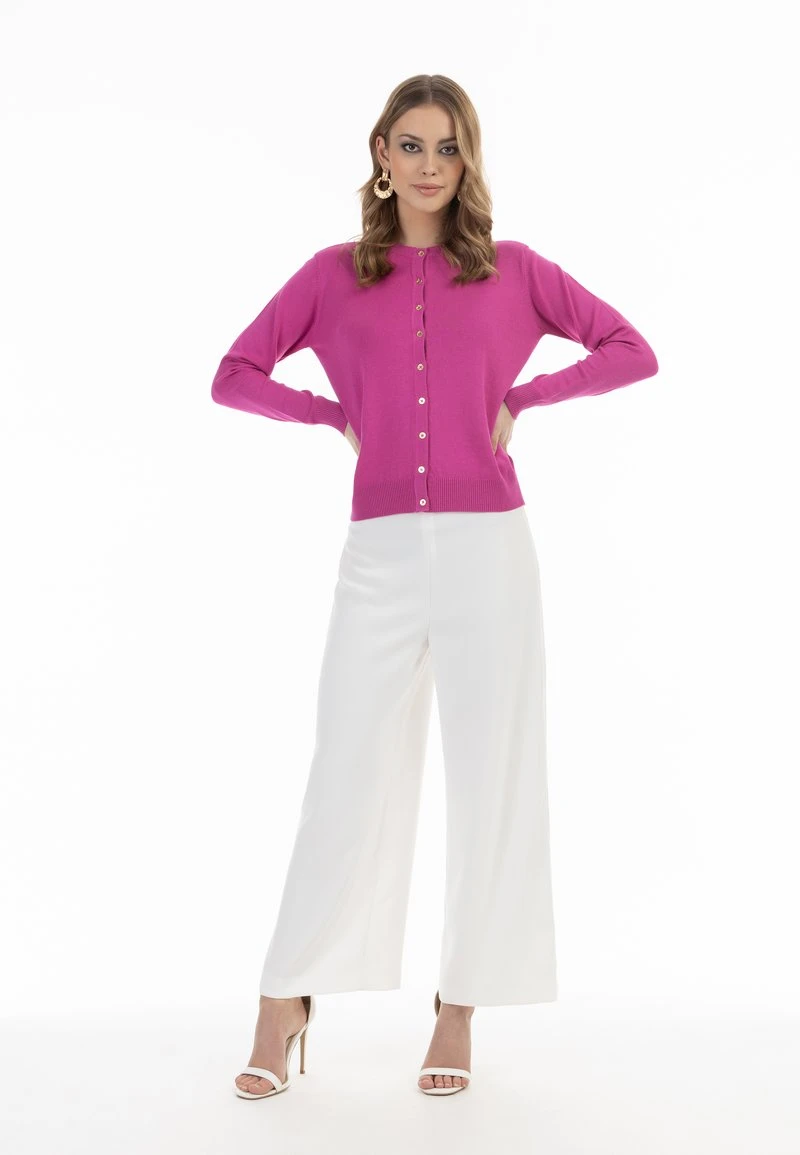 Faina Strickjacke - Pink 4 Faina Strickjacke - Pink - Image 2