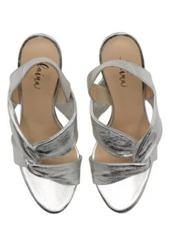 FAINA CASPIO - High Heel Sandalette - Silber -Faina Verkauf c12d02ef5476442693335f59c7762062