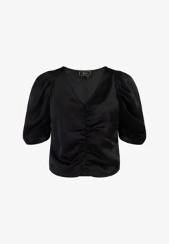 Faina DRAPIERTES CANEVA - Bluse - Schwarz 12 Faina DRAPIERTES CANEVA - Bluse - Schwarz -Faina Verkauf c3d3d8e85f66416e914f6ff5864238d3