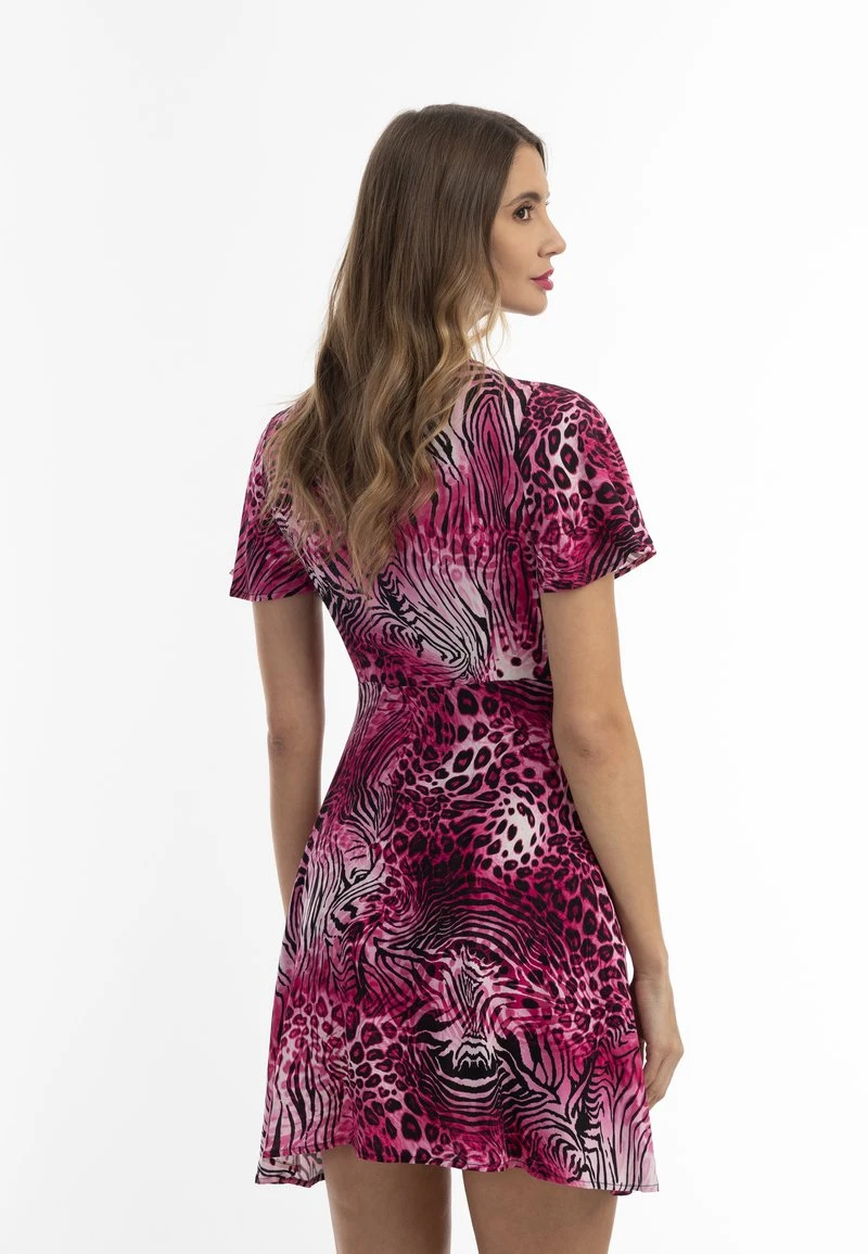 Faina MIT ANIMAL-PRINT - Freizeitkleid - Pink 5 Faina MIT ANIMAL-PRINT - Freizeitkleid - Pink - Image 3