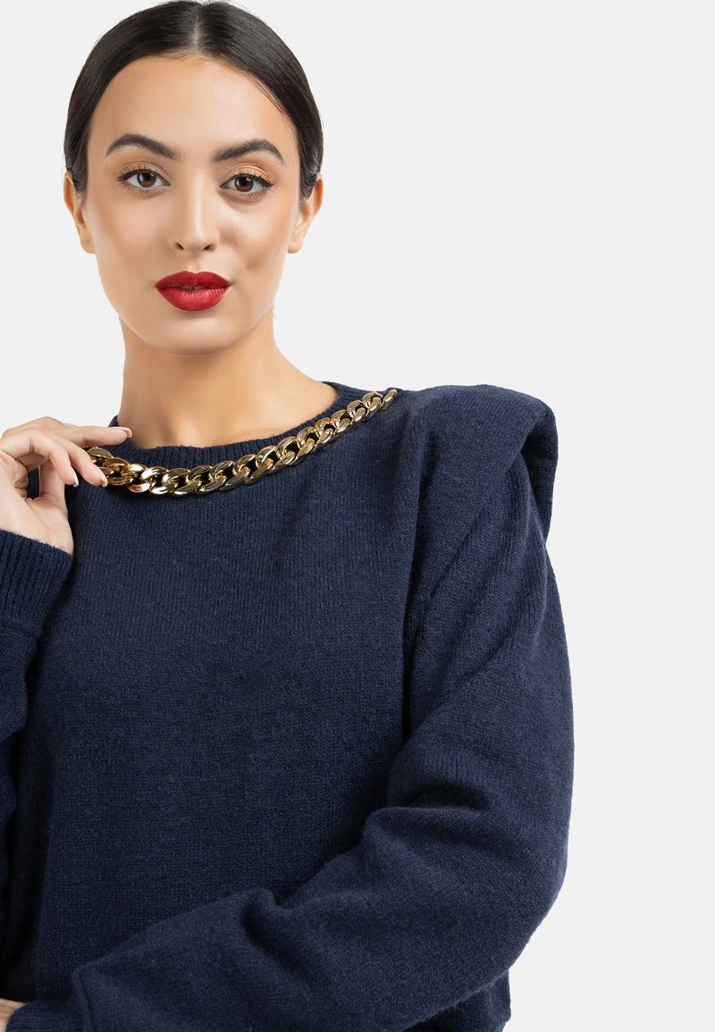 Faina Strickpullover - Marine 6 Faina Strickpullover - Marine - Image 4