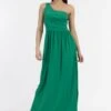 Faina ONE-SHOULDER - Maxikleid - Waldgrün