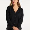 FAINA NASCITA - Strickjacke - Schwarz 2 FAINA NASCITA - Strickjacke - Schwarz -Faina Verkauf dbe319a047024555a1cc7fb8e72eb378
