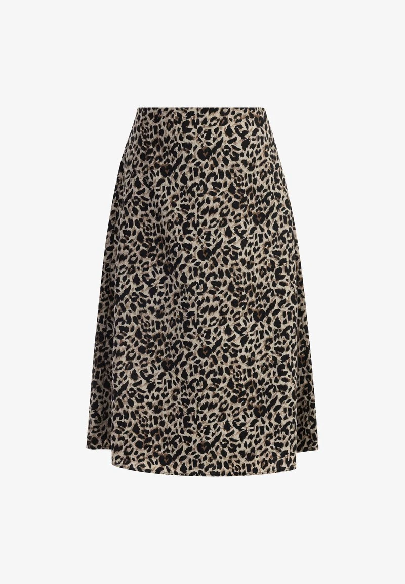 Faina MIT LEO PRINT - A-Linien-Rock - Beige Leo 7 Faina MIT LEO PRINT - A-Linien-Rock - Beige Leo - Image 5