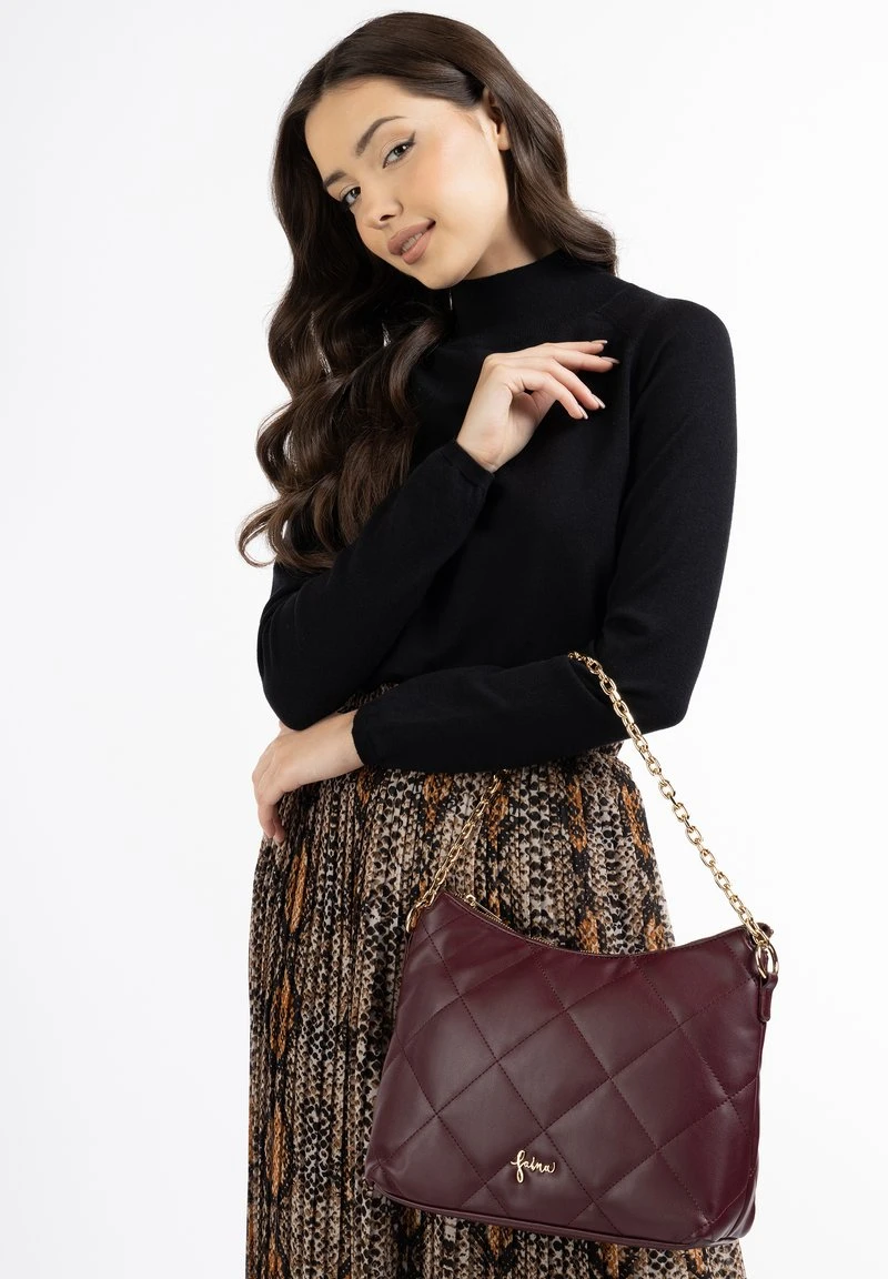 FAINA HANDTASCHE TYLIN - Handtasche - Dunkelkirsch 8 FAINA HANDTASCHE TYLIN - Handtasche - Dunkelkirsch - Image 6