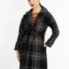 Faina TASSIA - Trenchcoat - Schwarz Karriert 1 Faina TASSIA - Trenchcoat - Schwarz Karriert -Faina Verkauf ec1976d3aca749c08b13a1002f76bff9