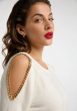 Faina TUXE - Strickpullover - Weiss -Faina Verkauf ec5d456ce7d74e29aa1ef3fe1441ef70