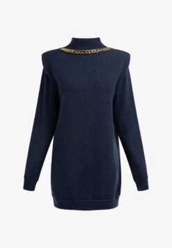 Faina TUXE - Strickkleid - Marine -Faina Verkauf f1705986b5b44fdfad9b1d45615d7b20