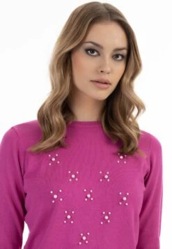 Faina Strickpullover - Pink -Faina Verkauf f2a5d8d0bd48483eac11346145dc9a52
