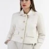 Faina Blazer - Wollweiss -Faina Verkauf f3b4cc397dae43e0a382d27552a652d5