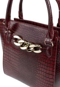 Faina Handtasche - Dunkelrot -Faina Verkauf f84fcf6e2e3e4df3a378243a43d2ca93