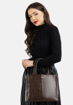 Faina Handtasche - Braun -Faina Verkauf f8c28f50c7ee40e19f7bd73e721a1afb 1