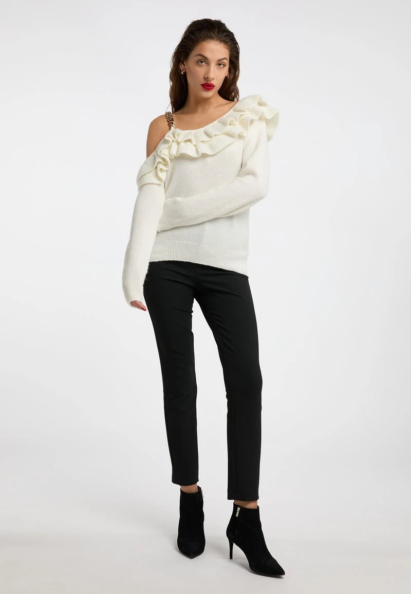 Faina Strickpullover - Weiss 4 Faina Strickpullover - Weiss - Image 2